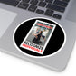 Recognize individuals, indoor/outdoor round stickers.
