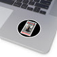 Recognize individuals, indoor/outdoor round stickers.