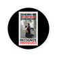Recognize individuals, indoor/outdoor round stickers.