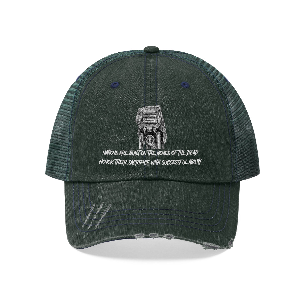 Nations are Built on the bones of the dead: Unisex Trucker Hat