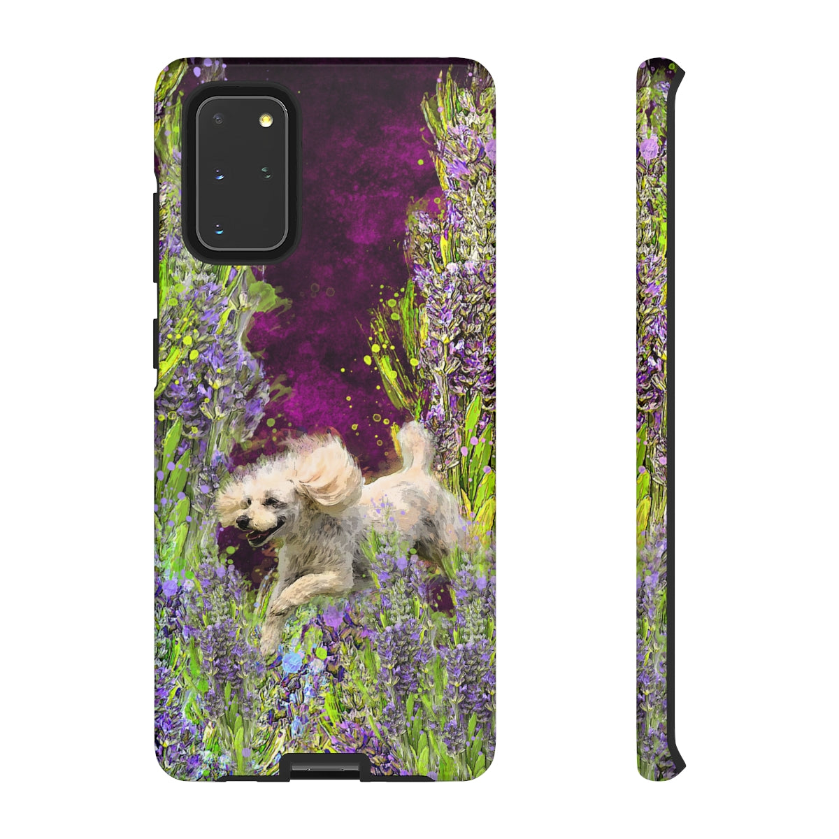 French poodle in Lavender - All Phones, dog Tough Cases