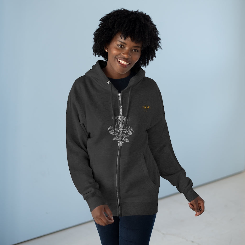 Scientific Method and Faith: Hoodie with zipper