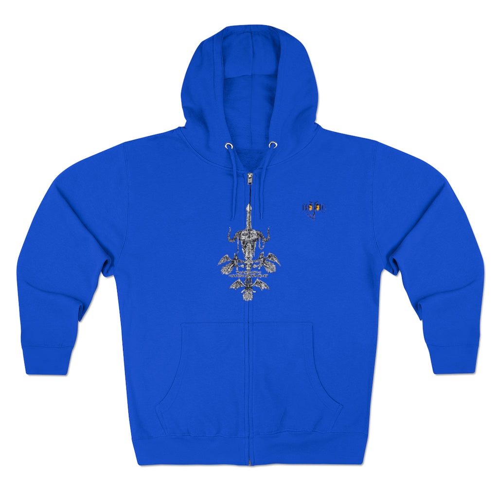 Scientific Method and Faith: Hoodie with zipper