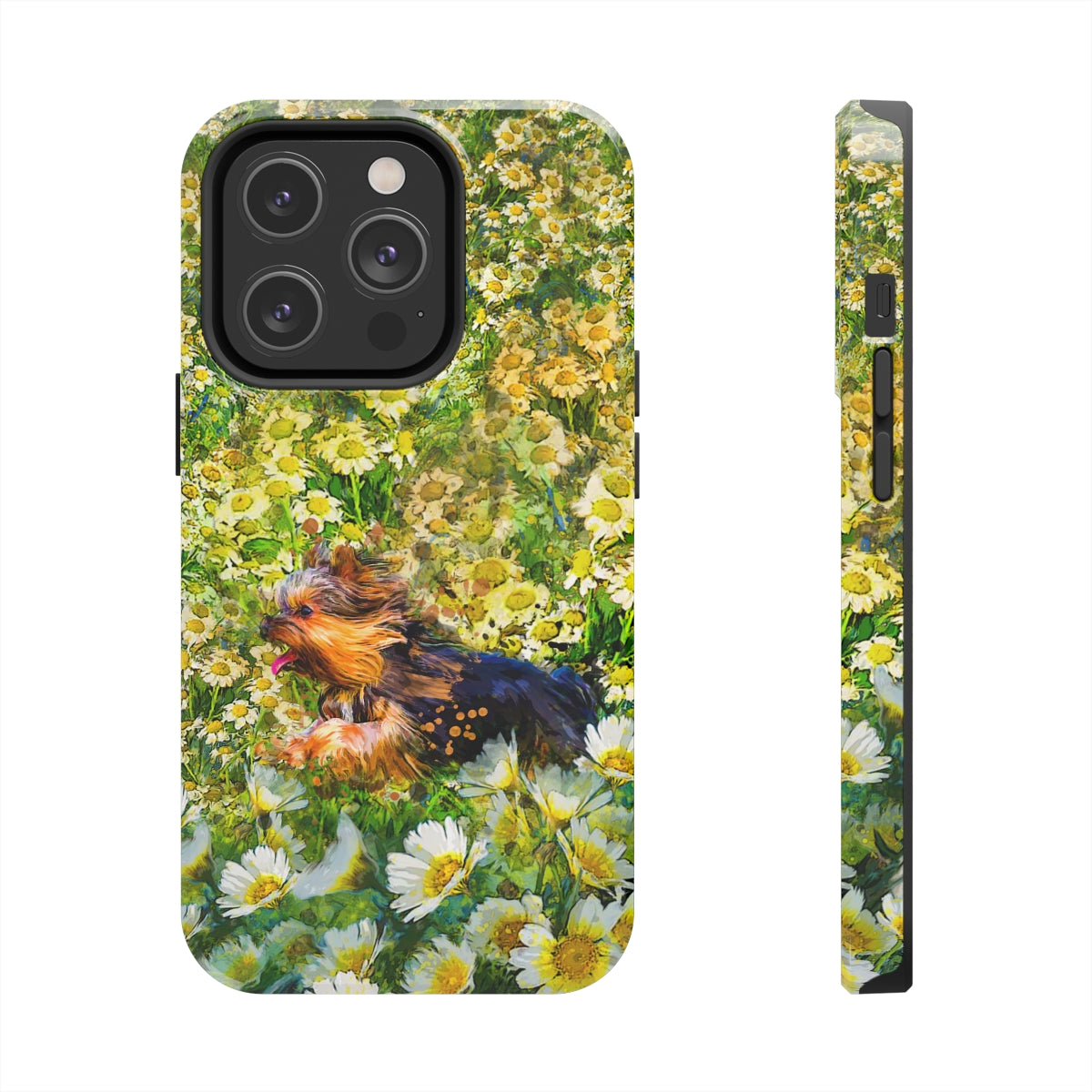 Daisy and Yorkie, dog Tough Phone Cases, Case-Mate