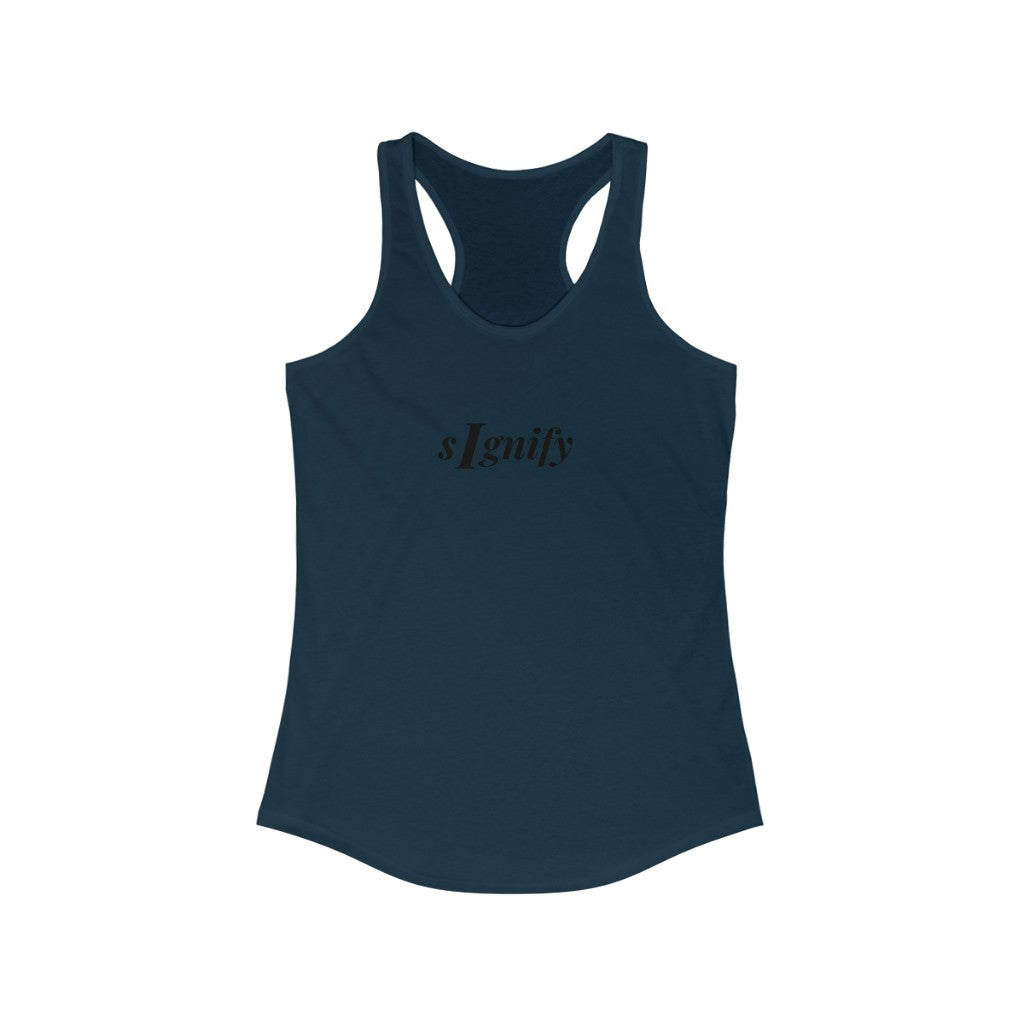 sIgnify: Women's Ideal Racerback Tank