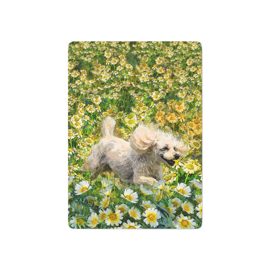 Daisy French Poodle,  Poker Cards