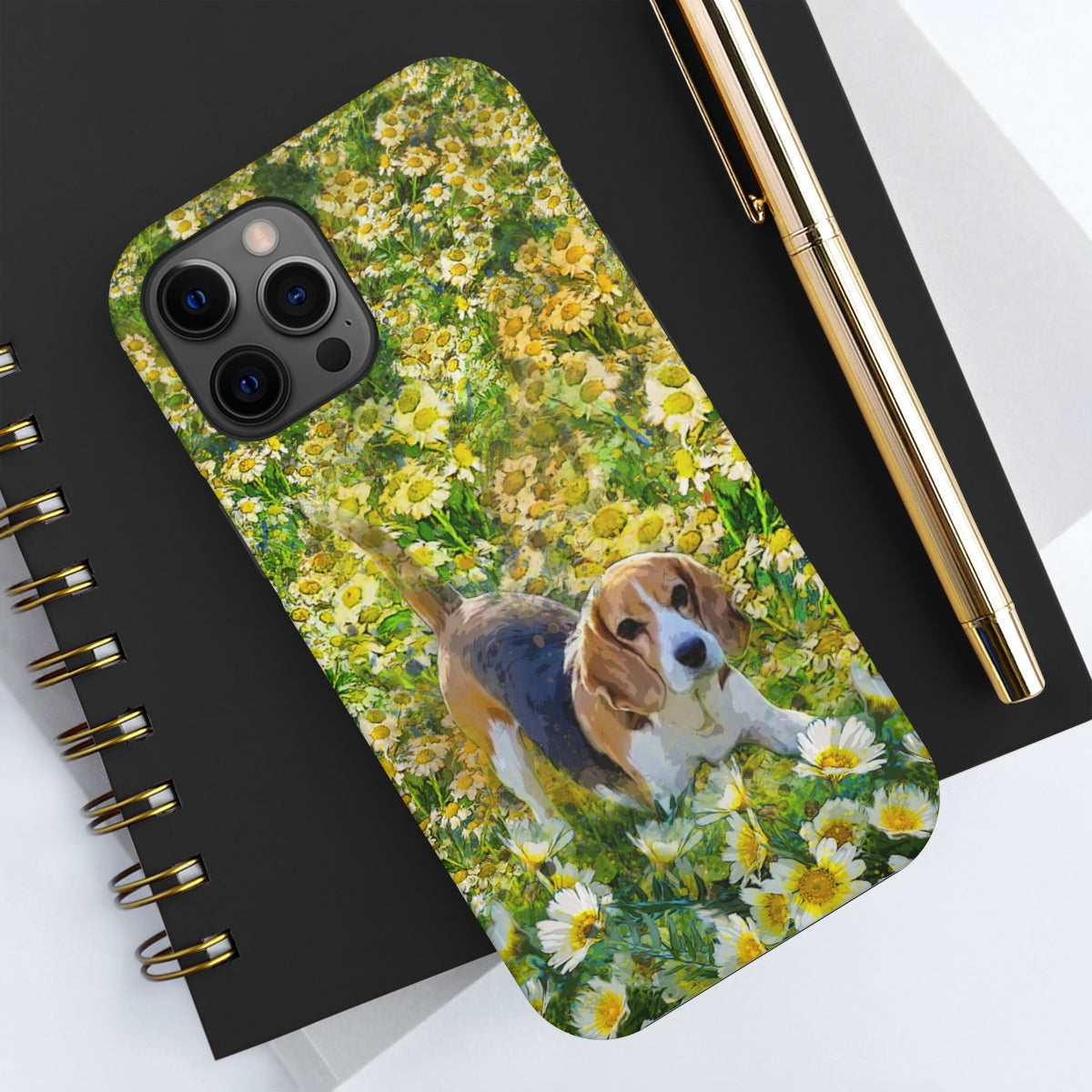 Daisy and a beagle, dog Tough Phone Cases, Case-Mate