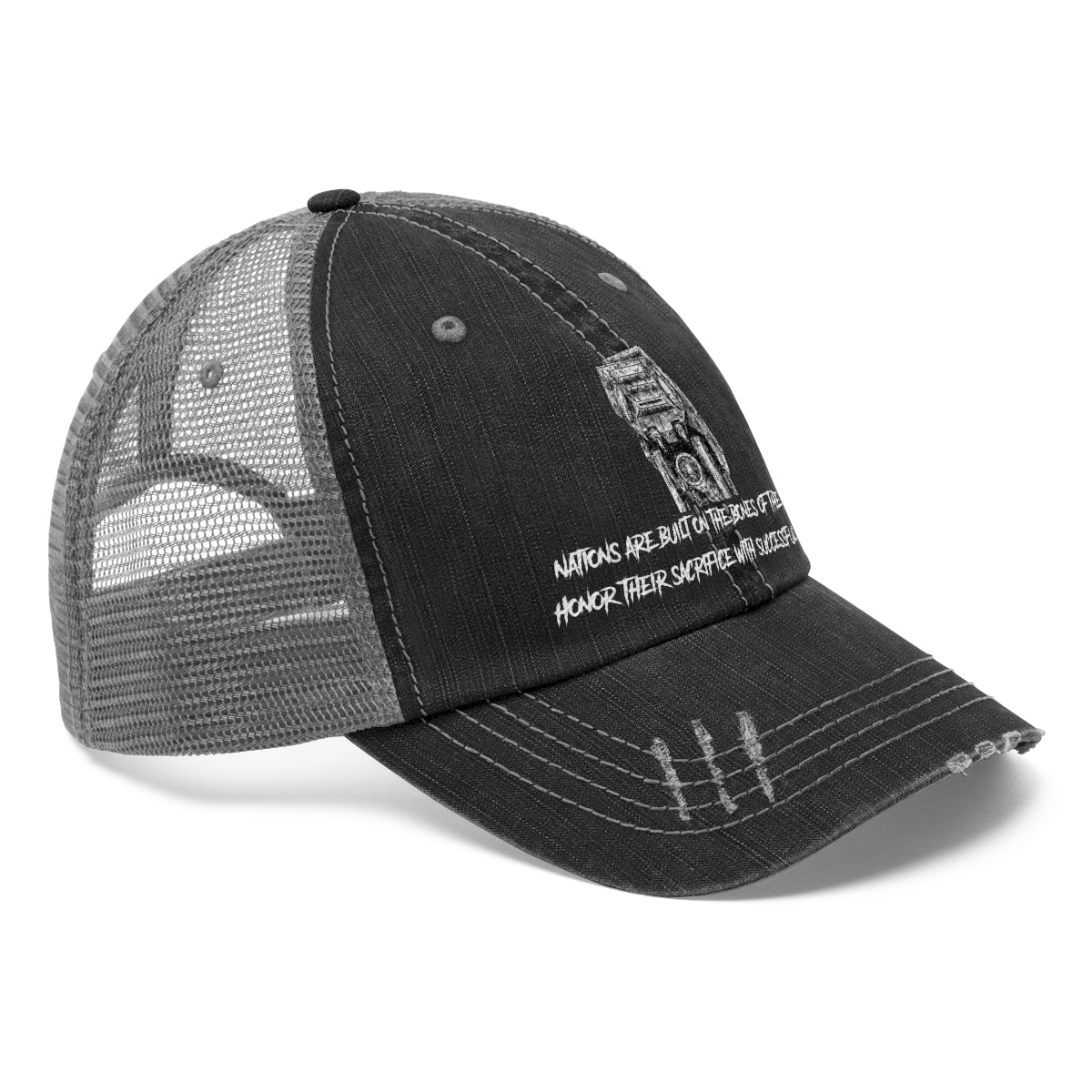 Nations are Built on the bones of the dead: Unisex Trucker Hat