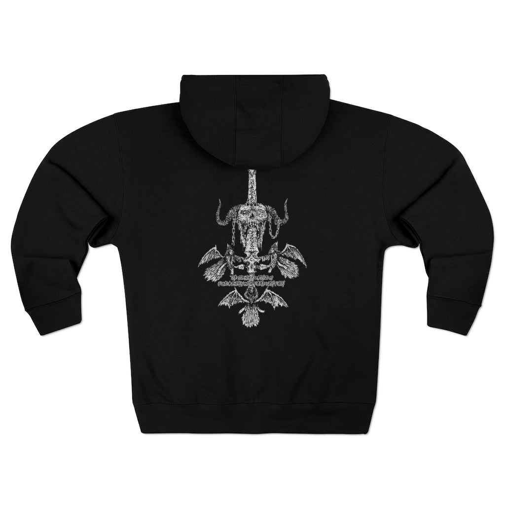 Scientific Method and Faith: Hoodie with zipper