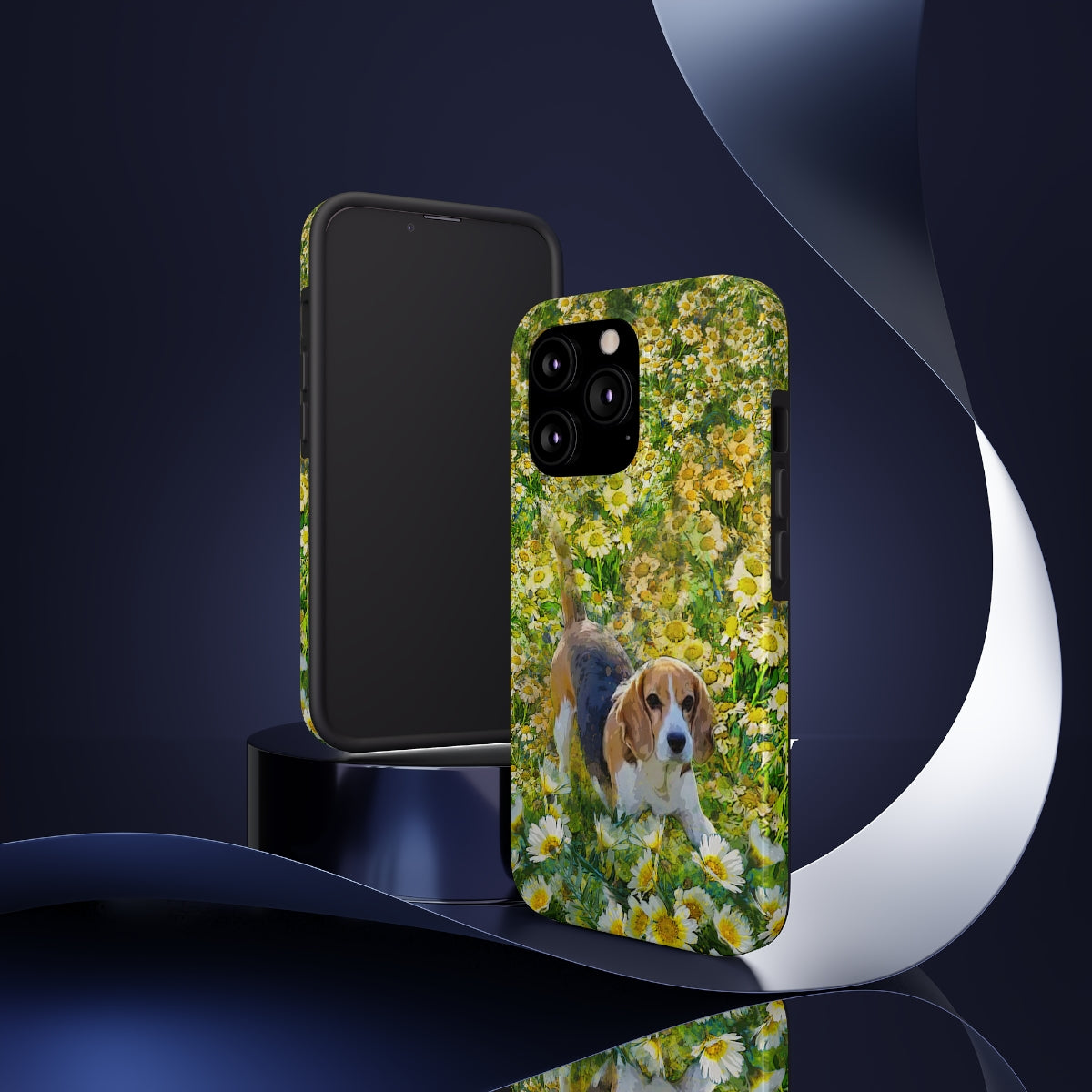 Daisy and a beagle, dog Tough Phone Cases, Case-Mate