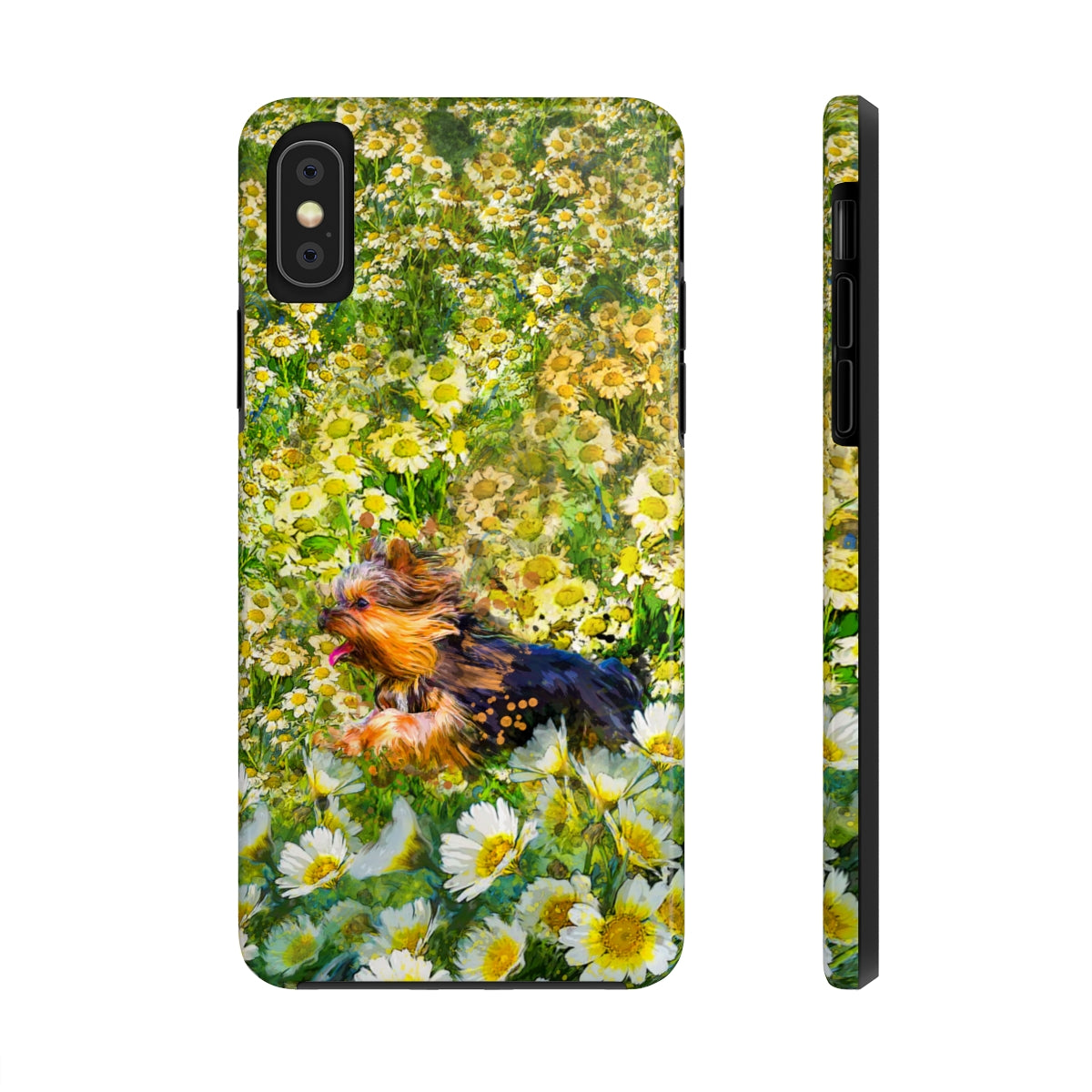 Daisy and Yorkie, dog Tough Phone Cases, Case-Mate